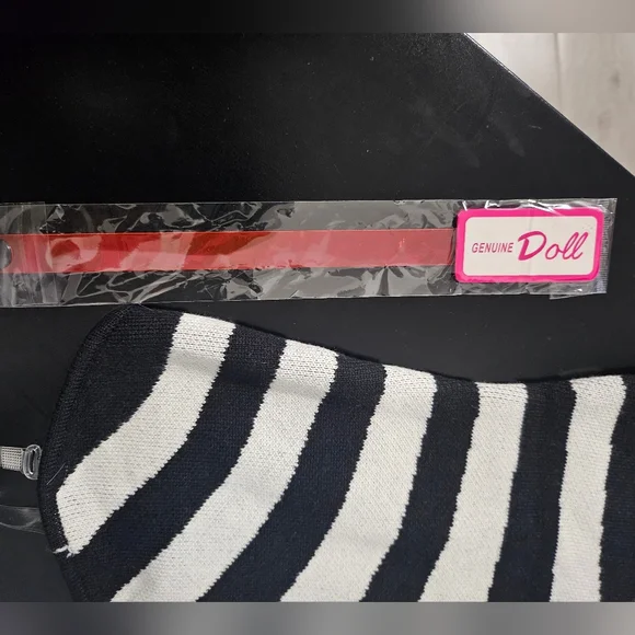 Forplay, OG Barbie Black and White Striped Swimsuit - Picture 4 of 10